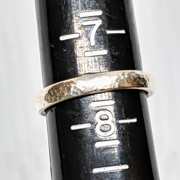 Handcrafted Blue Topaz Sterling Silver Ring - Picture 5 of 8